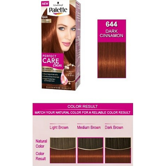 Schwarzkopf Palette Perfect Color Care Haarfarbe 644 Dunkler Zimt