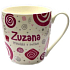 Nekupto Twister Becher namens Zuzana pink 0,4 Liter