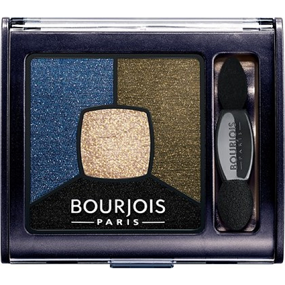 Bourjois Smoky Stories Quad Lidschatten Palette Lidschatten 10 Willkommen Schwarz 3,2 g