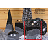 Lima Artic Kerze schwarze Ellipse 110 x 125 mm 1 Stück