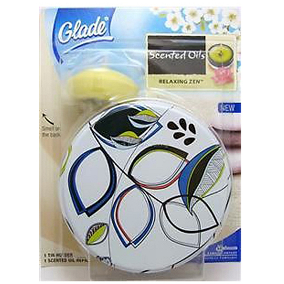 Glade by Brise Duftöle Relaxing Zen Duftkerze Aluminiumhalter 2 Stück