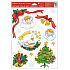 Fensterfolie ohne Kleber traditionelle Motive Engel 4. Weihnachtsbaum 37 x 26 cm