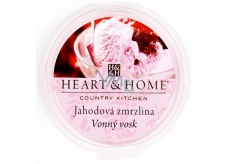 Heart & Home Erdbeereis Soja Wachs mit natürlichem Duft 27 g