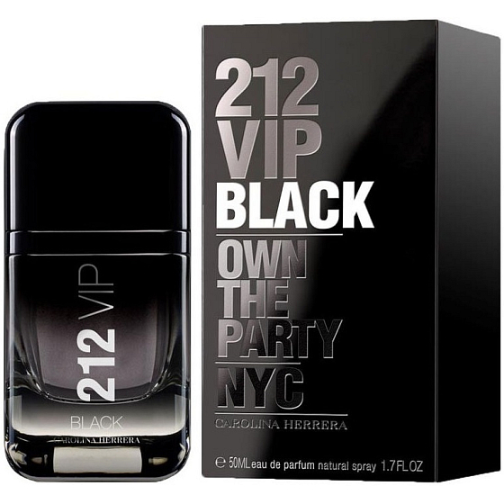 Carolina Herrera 212 VIP Herren Schwarz Eau de Parfum für Herren 50 ml