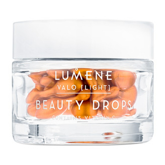 Lumene Beauty Drops Enthält Vitamin C Aufhellende Kapseln mit Vitamin C für alle Hauttypen Light 28 Stück