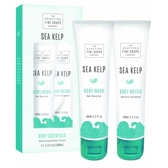 Scottish Fine Soaps Seetang Körperbutter 100 ml + Duschgel 100 ml, Kosmetikset