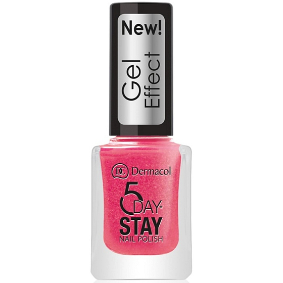 Dermacol 5 Day Stay Gel Effect lang anhaltender Nagellack mit Geleffekt 29 Burlesque 12 ml