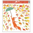 Fensterfolie ohne Kleber Herbsttiere 33 x 30 cm Herbsttiere Fuchs