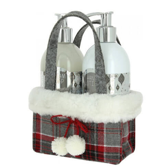 Vivian Grey Christmas Silver Flüssigseife 250 ml + Handlotion 250 ml, Kosmetikset