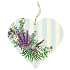 Bohemia Gifts Holzkleidungsduft Lavendel 7,5 cm