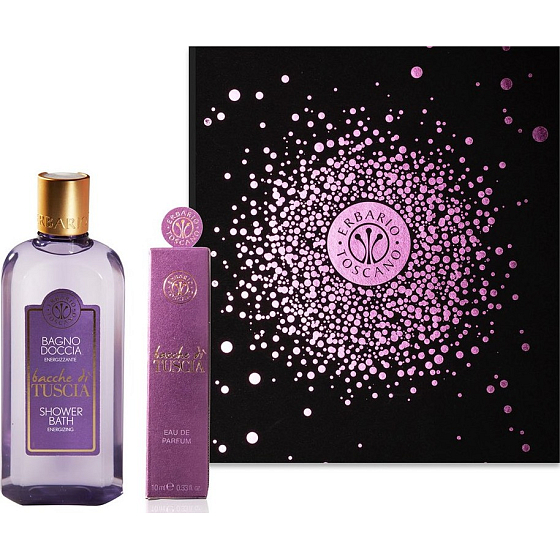 Erbario Toscano Geschenke aus der Toskana Duschgel 125 ml + parfümiertes Wasser für Frauen 10 ml, Luxuskosmetikset
