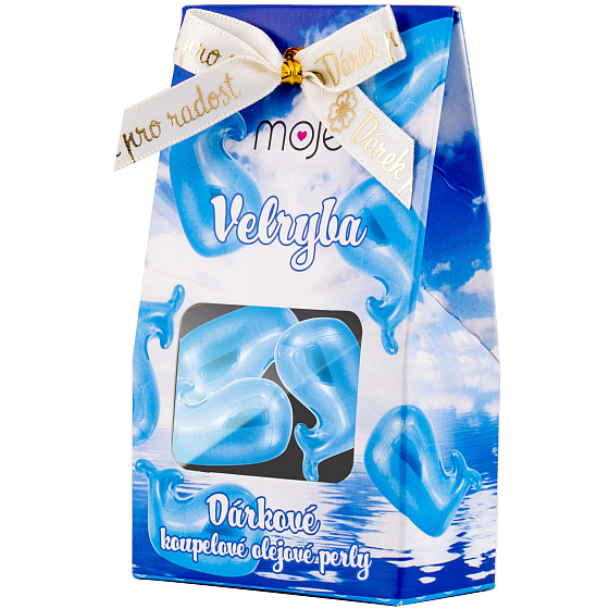 Mein Badeöl Perlen Blauwal 3 Stück, Geschenkbox