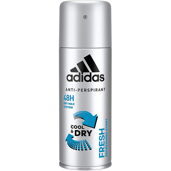 Adidas Cool & Dry Frisches Antitranspirant Deodorant Spray für Männer 150 ml