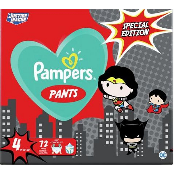 Pampers Pants Special Edition Größe 4, 9 - 15 kg Windelhöschen 72 Stück Karton