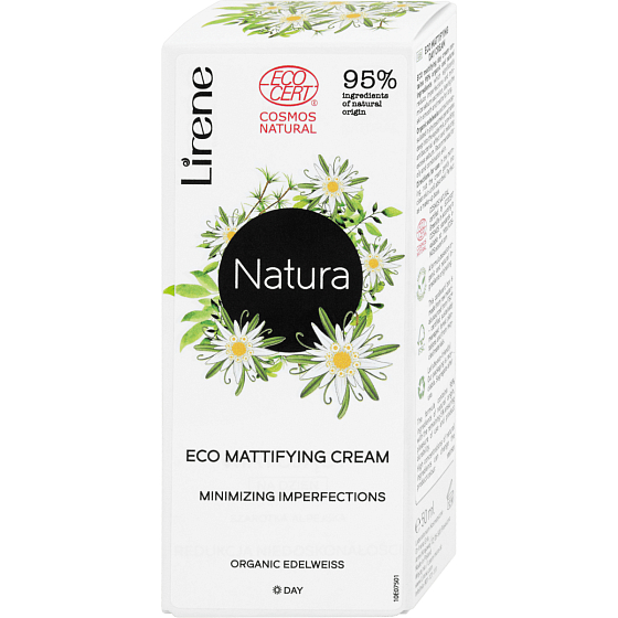 Lirene Natura ECO Confusing Tagescreme für fettige Haut und Mischhaut 50 ml
