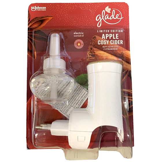 Glade Apple Cosy Cider mit dem Duft von heißem Apfelwein und duftendem Zimt Elektrorasierer mit flüssiger Füllung 20 ml
