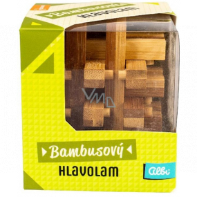 Albi Gehirn Käfig Bambus Puzzle 8,2 x 8,2 x 9 cm