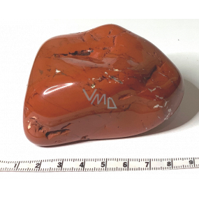 Jaspis rot Getrommelter Naturstein 340 - 400 g, 1 Stück, Vollpflegestein