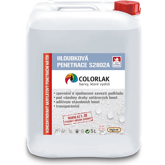 Colorlak Penetrace S 2802 A 10 l Tiefenbeschichtung