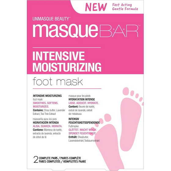 MasqueBar Intensive feuchtigkeitsspendende Fußmaske 2 Paar