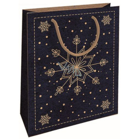 Nekupto Geschenk Kraftbeutel 25 x 8 x 19 cm Weihnachten blauer Stern