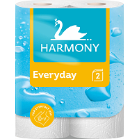 Harmony EveryDay 2-lagige Küchenpapier, 2 Rollen