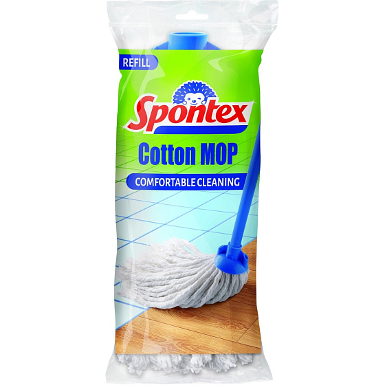 Spontex Cotton Mop Baumwollmopp lange Fransen Ersatz 1 Stück