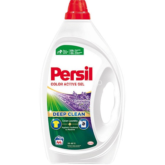 Persil Deep Clean Lavendel Universal-Flüssigwaschgel für Buntwäsche 44 Dosen 1,98 l