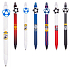 Colorino Gummistift Football weiß, blaue Mine 0,5 mm