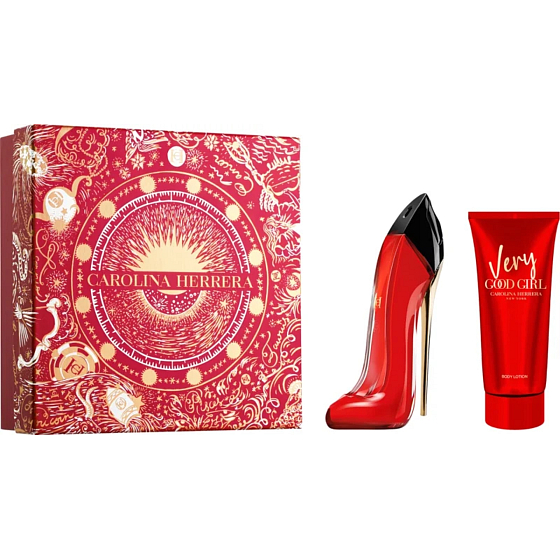 Carolina Herrera Very Good Girl Eau de Parfum 80 ml + Bodylotion 100 ml, Geschenkset für Frauen