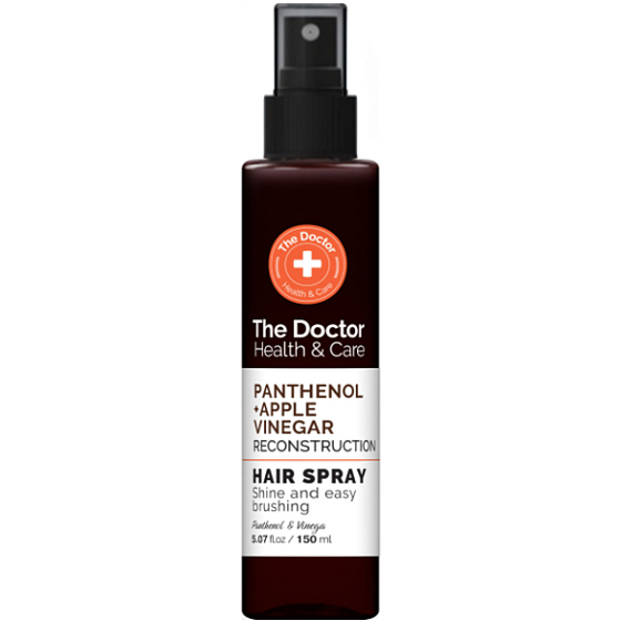 The Doctor Health & Care Panthenol + Apple Vinegar Reconstruction Feuchtigkeitsspray für leichtes Entwirren 150 ml