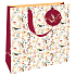 Nekupto Luxus Papier Geschenk Tasche 23 x 23 x 10 cm Vögel