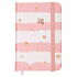 Albi Tagebuch 2025 Mini Rosa und weiß mit Punkten 11 x 7,5 x 1 cm