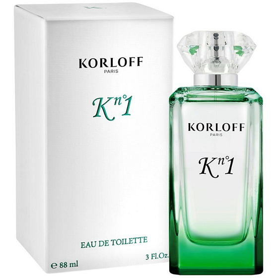 Flakón toaletní vody Korloff Kn°1 Green Diamond pro ženy, 50 m