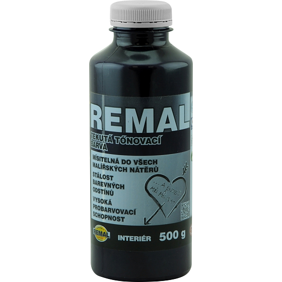 REMAL Farbtonfarbe, 0190 Schwarz, 500 g