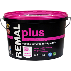 REMAL Plus hochdeckende Farbe für Wände, 6,5+1 kg