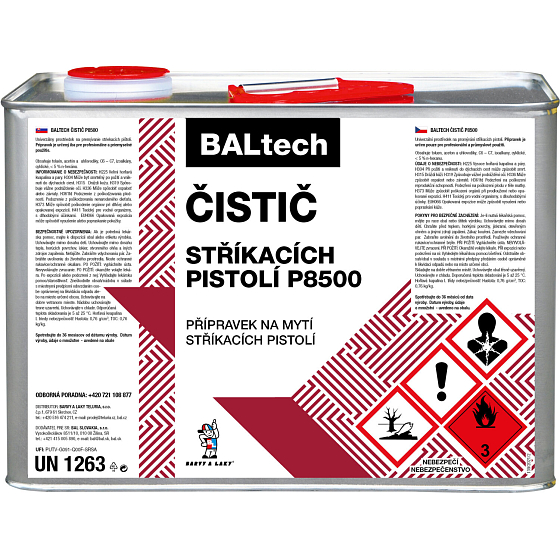 BALTECH P8500 Reinigungsmittel für Spritzpistolen, 9 l