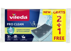 Vileda Pro Clean houba na nádobí, 2+1 ks