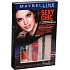 Maybelline Sexy Chic Mascara 9,6 ml + Nagellack 7,5 ml + Augenstift 2 g, Kosmetikset