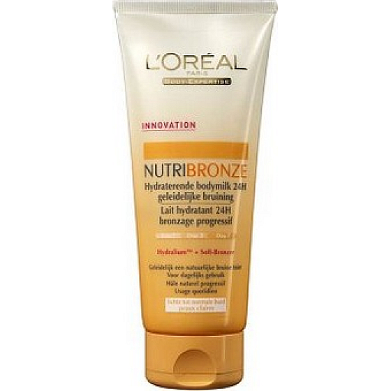Loreal Nutri Bronze Feuchtigkeitslotion 24h mit einer leichten Bräunungswirkung von 200 ml