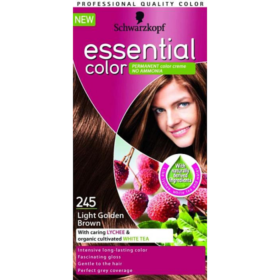 Schwarzkopf Essential Color lang anhaltende Haarfarbe 245 Hellgoldbraun
