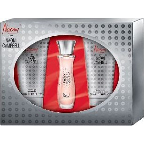 Naomi Campbell von Naomi Eau de Toilette 15 ml + Duschgel 50 ml + Körperlotion 50 ml, Geschenkset
