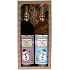Böhmen Geschenke Cabernet Sauvignon 0,75 l + Sauvignon Blanc 0,75 l, Weihnachtsgeschenk Wein