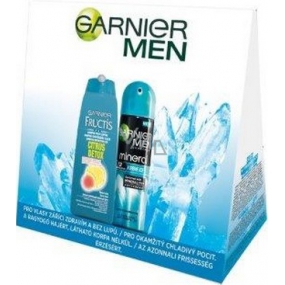Garnier Fructis Citrus Detox Shampoo 250 ml + Garnier Men Extreme Ice Deodorant Spray 150 ml, Kosmetikset für Männer