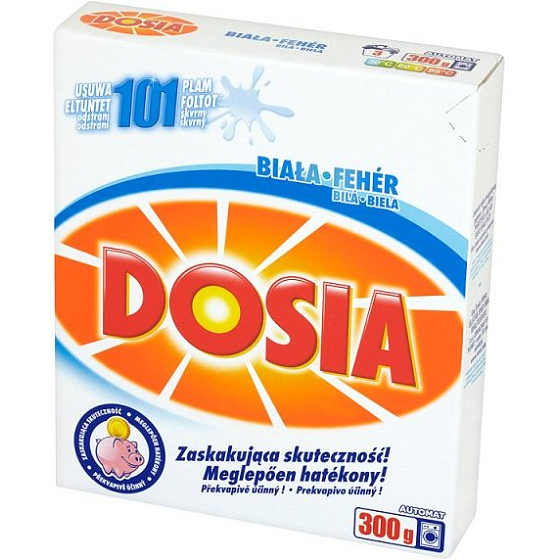 Dosia Weißes Waschpulver für weißes Leinen 3 Dosen von 300 g