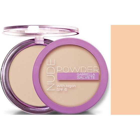 Gabriella Salvete Nude Powder mattierendes Kompaktpuder SPF 15 01 8 g