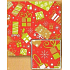 Nekupto Geschenkpapier 70 x 200 cm Weihnachten Rote, grüne Geschenke