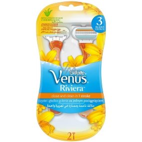 Gillette Venus Riviera ready Rasierer 3 Klingen, 2 Stück für Damen