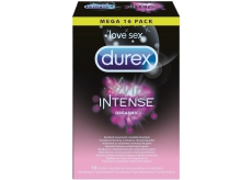 Durex Intense Orgasmic Rändelkondom mit Vorsprüngen und Stimulationsgel Nennbreite: 56 mm 16 Stück