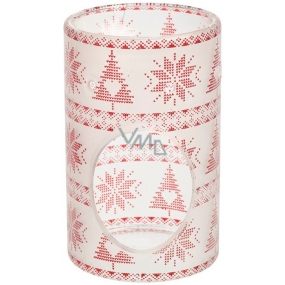 Yankee Candle Red Nordic Milchglas Aromalampe 14 x 9 cm